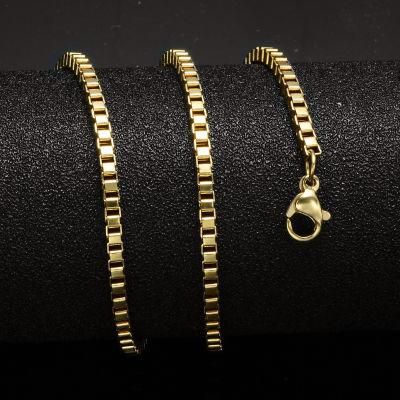 Stainless Steel Box Chain 3mm Wide/60cm Length/Custom Available