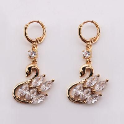 2020 Beautiful Hot Sale Gold Plated Long Hanging Drop Earrings