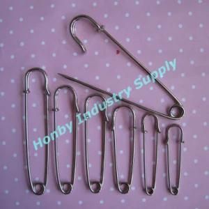 Huge Nickel Plated Steel Brooch Safety Pin for Decoration (BSPT)