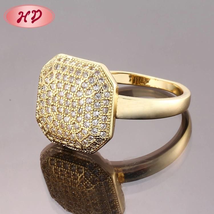 Fashion Wedding Engagement Jewelry Stainless Steel Silver 18K Gold Plated Man Finger Rings Design