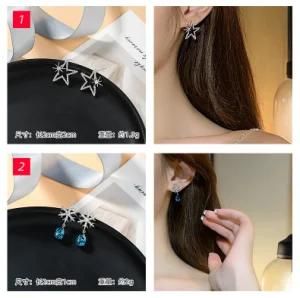Earrings Organizers Elegant Earring Flower Earrings Women 2020