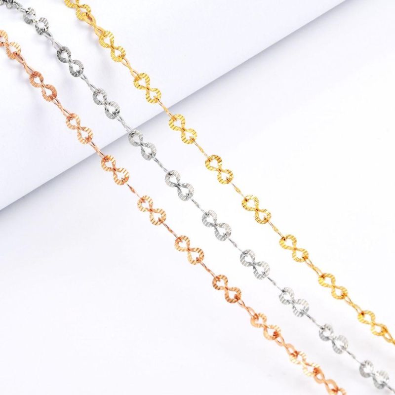 OEM Fashion Jewelry Eight Figure Chain Bracelet Necklace Handcraft Gift