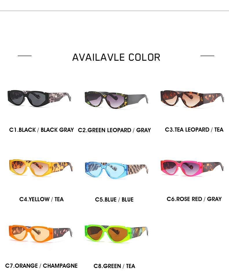 2020 Oversize Cat Eye Candy Color Fashion Sunglasses