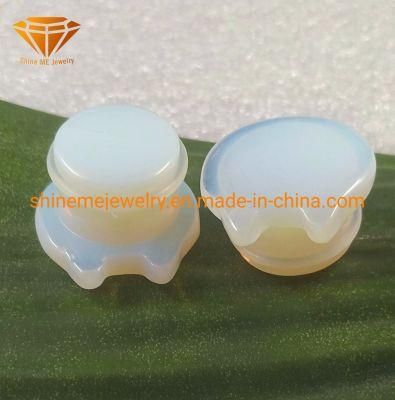 Body Jewelry Body Piercing Opalite Cat Ear Stone Plug Spl1968