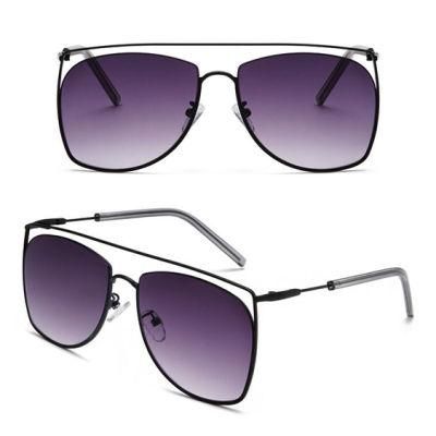 Double Bridge New Developed Pilot Style Fashion Metal Sunglasses Ready Goods