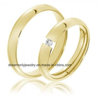 Luxury Gold Wedding Ring Engagement Ring