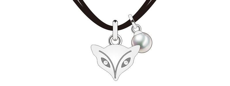 Long Selling Classical Silver Fox Fashion Jewelry