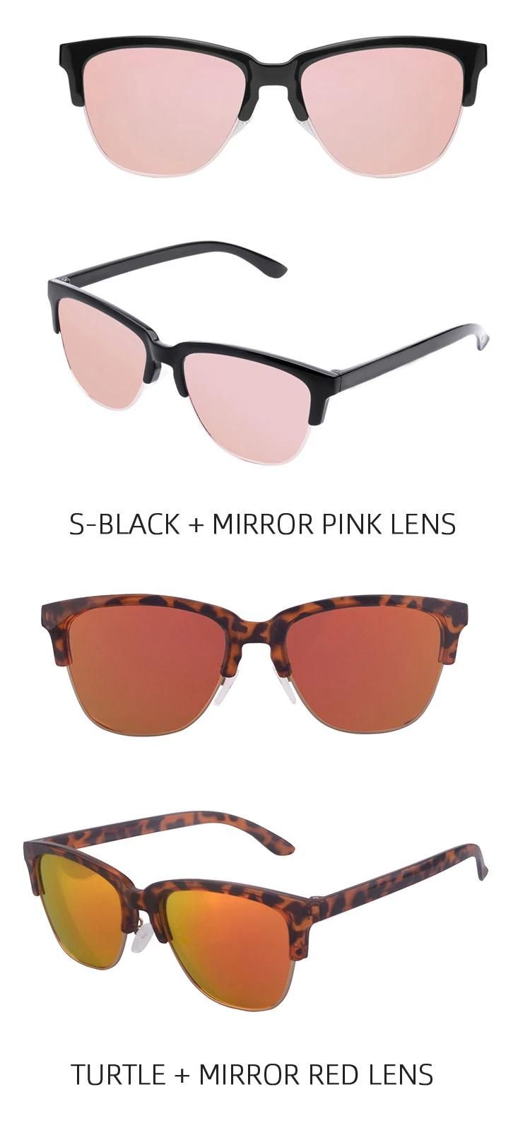 Factory Direct Price High Quality Metal Rim Polarized UV400 Sunglasses for Man and Women