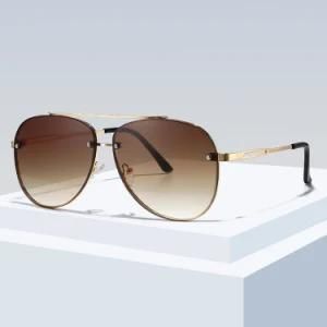 Colorful Unisex Transparent Ladies Men Retro Half Frame Sunglass
