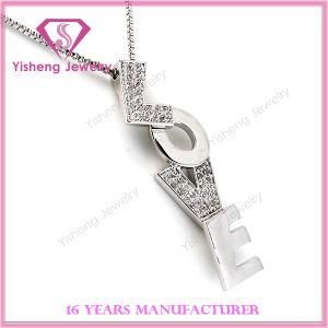 316 Stainless Steel Fashion Jewelry Love Pendant Gift for Girls