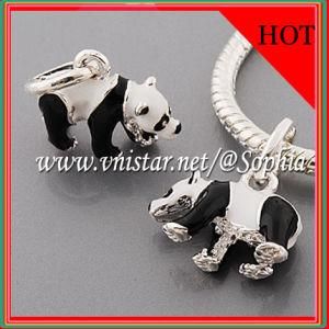 Panda Shaped Charms for European Bracelet