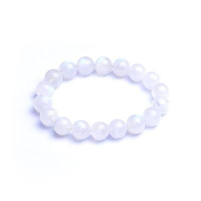 Natural Crystal Blue Moonstone Bracelet White Moonstone Bracelet