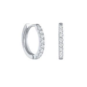 925 Sterling Silver 18K Gold Plated Dainty Diamond Huggie Hoop Earrings Minimalist Gift Cubic Zirconia Small Mini Hoops Jewelry