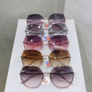 Polygon Rimless New Fashion Sunglasses, Replicas Vintage Sun Glass