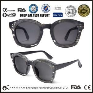 High Quality Buffalo Horn Frame with Acetate Temple Sunglasses