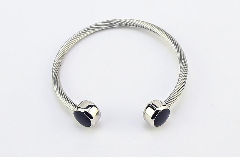 Custom Jewellery Stainless Steel Twisted Bracelet