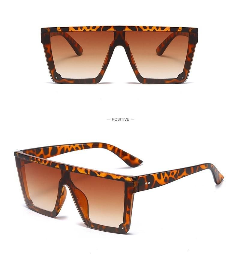 2020 New Fashion Big Frame Sunglasses Spot One-Piece Sunglasses