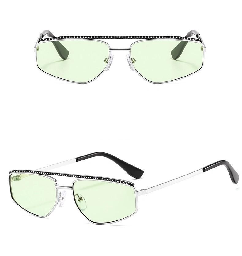 Amazon Reaty Stock High Quality Vintage Metal Punk Sunglasses