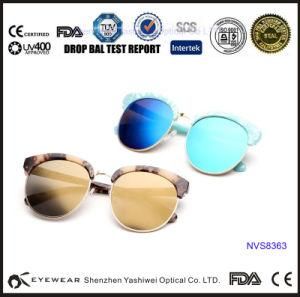 2015 New Acetate Sunglass, Cool Sunglass with Metal Part