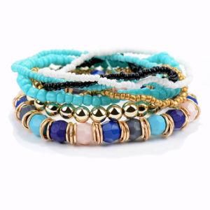2017 Bohemian Summer Jewelry Mutilayer Beads Bracelet