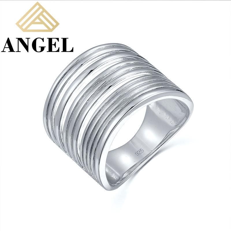 925 Silver Hip Hop Fashion Accessories Fashion Jewelry Big Jewellery Trendy Popular High Quality Ring