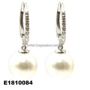 Wholesale 925 Silver Needle New Pearl Women Earrings/ Jewelry