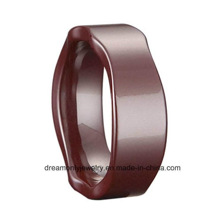 Unique Square Ceramic Jewelry Ring Design