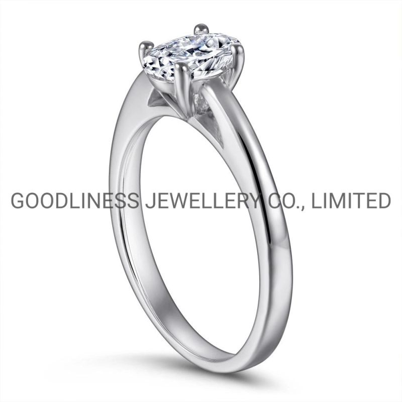 925 Sterling Silver Diamond Promise Engagement Wedding Rings for Women