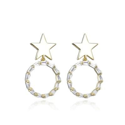 Top Sale Solid Fancy CZ 925 Sterling Silver Drop Earring