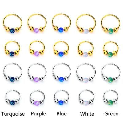 G23 Titanium Nose Ring Hoop Cartilage Hoop Septum Piercing