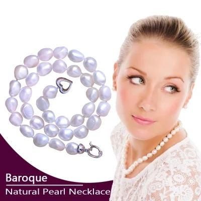 10-11mm Baroque Natural Cultured Pearl Choker Necklace (XL120004)