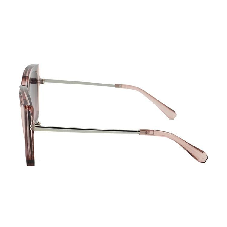 2019 Rectangle Square Fashion Sunglasses with Metal Temples