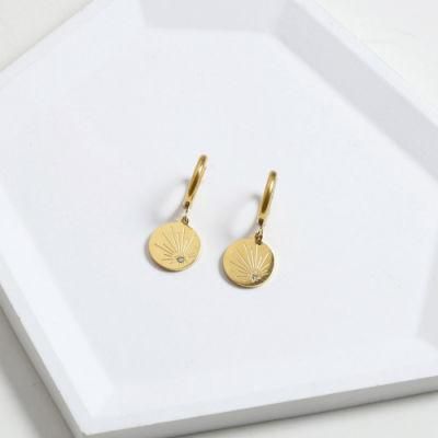 Manufacturer Custom High Quality Women Fashion Jewelry 2022 Stainless Steel Gold Plated Tarnish Free Earrings