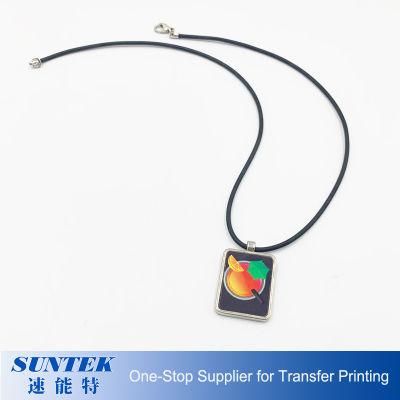 Sublimation Metal Jewelry Rectangle Necklace