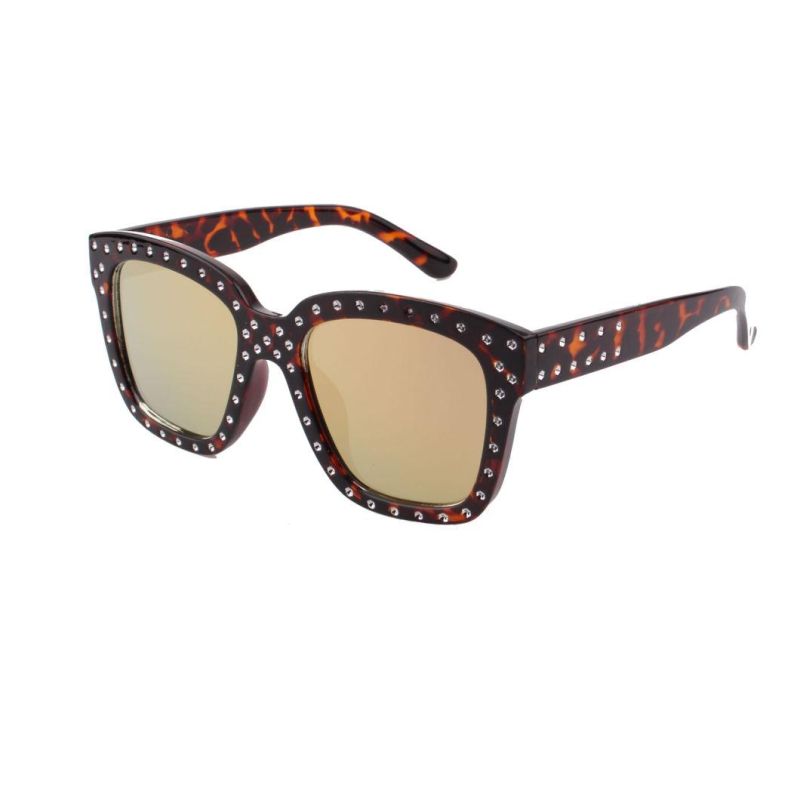 2018 Factory Directly Square Shape Sunglasses with Ball Decoration