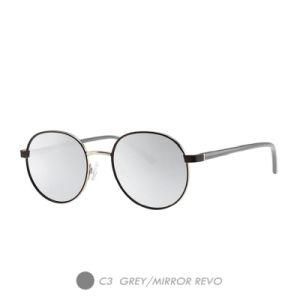Metal&Tac Polarized Sunglasses, Classic Fashion Round Frame A18017-03