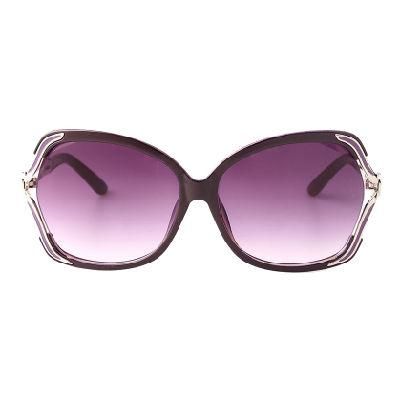 2018 Hot Selling Classical Women Sunglasses with Metal Decoration