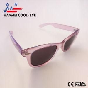 Classical Design PC Woman Sunglasses with Shiny Revo