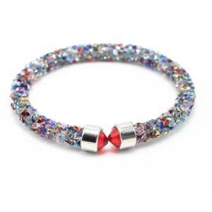 New Fashion Jewellery Women Stainless Steel Crystal Bracelet Jewelry