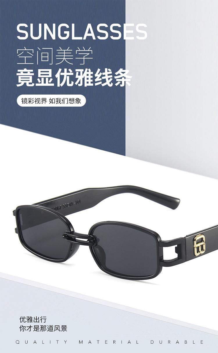 Sunglasses Personality Small Frame Net Celebrity Sunglasses Female Jumping Di K Song Cool Glasses