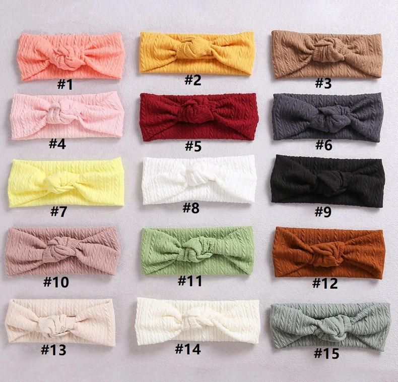 Baby Girl Newborn Infant Nylon Headband Toddler Hairbands and Bows Kids Head Wrap Hair Accessories Ornaments, Baby Headband