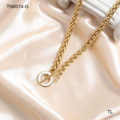 Necklace Manufacturer Custom Gold Plated Fashion jewellery Non Tarnish Gold Jewelry 18K Gold Fashion Necklace Layered Chain