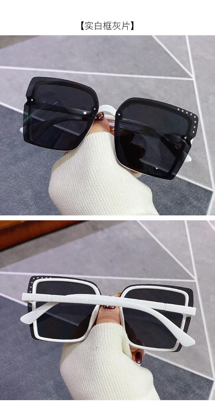 Glasses Personality Colorful Ocean Film Sunglasses Female Retro Rice Nails