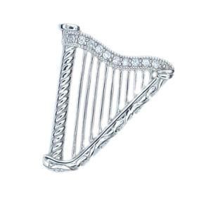 Fashion New Hot Selling Musical Harp Pendant in 925 Silver