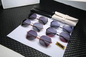 New Fashion Colorful Ladies Metal Frame Sunglasses
