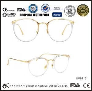 Modern Eyeglass Frames with Stainless Steel and Acetate