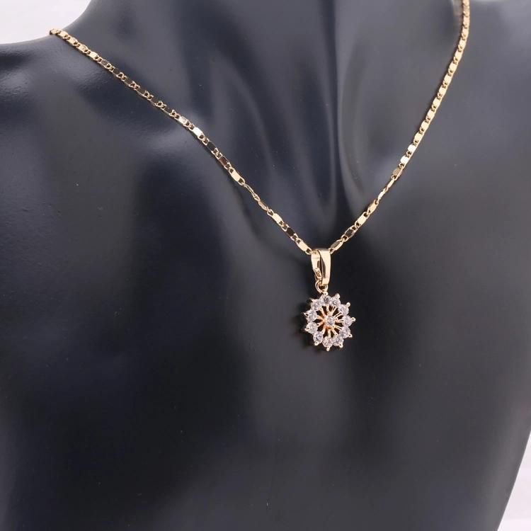 Costume Fashion Women Imitation Charm Jewelry with Earring, Pendant, Necklace Sets