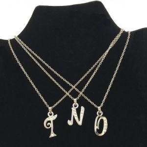 2016 Fashion Silver Letters Necklace for Lady (FLN16040701)