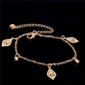 Fashion Gold Chain on Foot Girl Beach Anklet