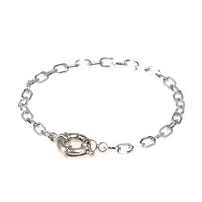 Korean Style Fashion Romantic Party Light Stainless Steel Chain Jewelry Lock Bracelet for Women